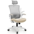 thumbnail image 7 of Neo Chair High Back Ergonomic Desk Chair Office Chair, Breathable Mesh Desk Chair with Adjustable Lumbar Support and Headrest, Beige, 7 of 7