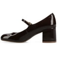 thumbnail image 2 of Journee Womens Okenna Low Heel Square Toe Pumps, Widths Available, 2 of 8