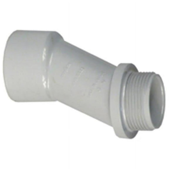 Carlon PVC Offset Meter Connector E995GR - Meter Offset - 1-1/4 In, Silver