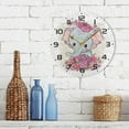 thumbnail image 7 of Dreamtimes Elephant Wall Clock, 10 Inch Silent Non Ticking Round Clock Oil Painting Clock Easy to Read Clock for Living Room Bedroom Bathroom Home Decor, 7 of 7