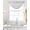 White, variant on Lavender Burlap Texture Sheer Waterfall Valance Curtains for Window, Farmhouse Vintage Lavender Rod Pocket Sheer Topper Swag Curtains for Living Room, Kitchen 38.5"W x 47.2"L, 2 Panels