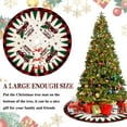 thumbnail image 2 of Christmas Tree Skirt Red Buffalo Plaid Xmas Tree Skirts Mat 48 Inches for Indoor Outdoor Christmas Tree Holiday Party Merry Christmas Signs Tree Skirts for Holiday Decorations, 2 of 5