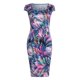 thumbnail image 3 of Minifalda de fiesta de noche con estampado de s y cuello cuadrado de manga corta para mujer Zulema Vestido sexy de mujer, 3 of 8
