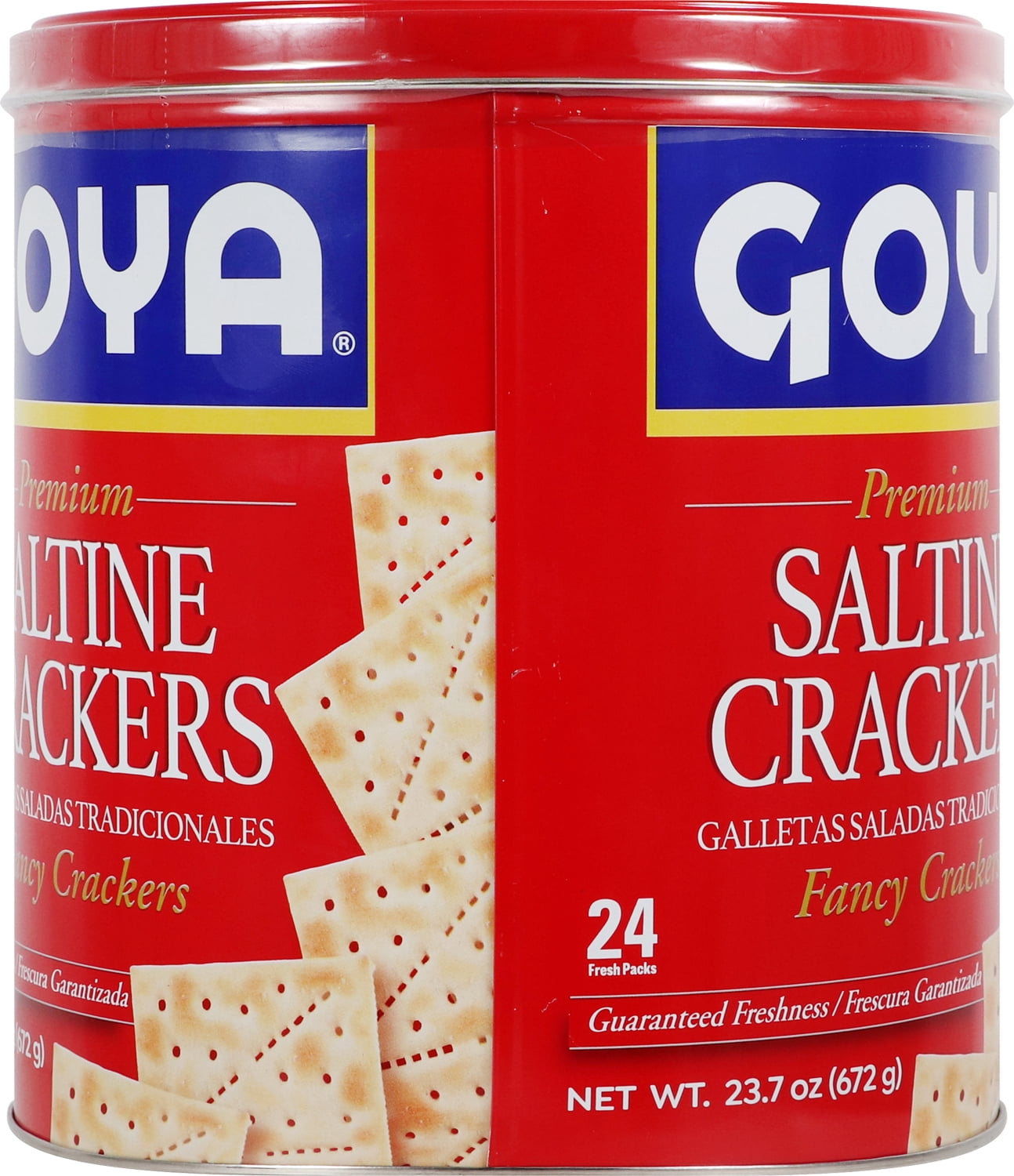Goya Saltine Crackers, Red Tin, 10.5 oz
