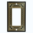 thumbnail image 5 of Metal Light Switch Plate Cover Elegant Victorian Rhombus Black Brown Frame FRA055, 5 of 13