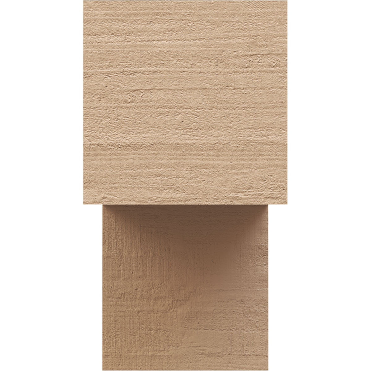 5"W x 10"D x 10"H Classic Chapel Hill Rough Cedar Woodgrain TimberThane Corbel, Primed Tan