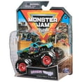 thumbnail image 4 of Monster Jam, Official Bad News Travels Fast Monster Truck, Die-Cast Vehicle, 1:64 Scale, Kids Toys for Boys Ages 3 and up, 4 of 7