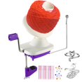 thumbnail image 1 of Yarn Ball Winder Rigo Hand Purple con accesorios, 1 of 6