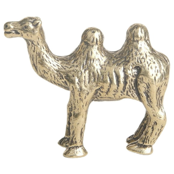 Retro Brass Camel Statue Home Desktop Decoration Small Brass Camel-shape Figurine