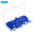 thumbnail image 3 of Unique Bargains Flag Map Push Pins, 1 Inch Travel Map Pins with Plastic Head, Blue, 100Pack, 3 of 6