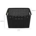 thumbnail image 3 of Advantus Plastic Weave Bin, Large, 3 of 6