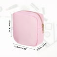 thumbnail image 2 of Unique Bargains Women Waterproof Makeup Bag for Business Travel Vacation Gym Light Pink, 2 of 6