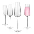 thumbnail image 5 of Artland Soho Optic 16 Piece Glassware Set - Elegant Durable Glasses for Every Occasion - Champagne, Double Old Fashion, Goblet, Highball Glasses, Barware Essentials for Entertaining & Gifting (Clear), 5 of 8