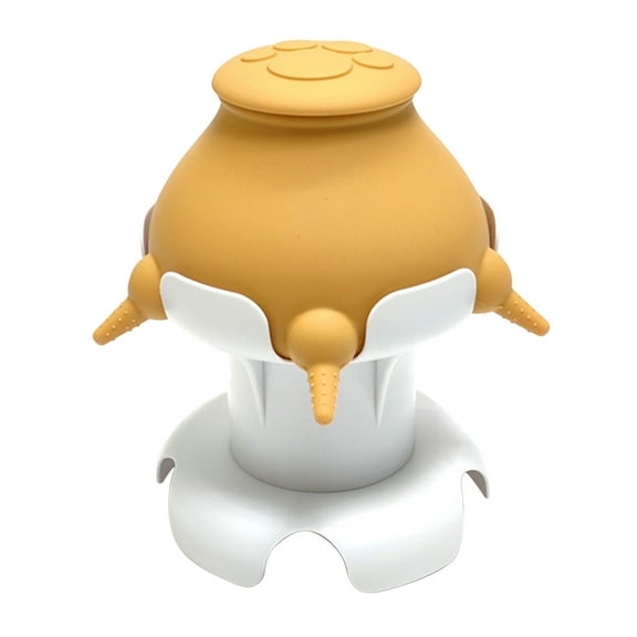 Harlier Newest Puppy Feeder for Nursing Puppy, Elevatable Puppy Milk Feeder for Multiple Puppies, Puppy Bottles Feeding Station with 6 Teats for Feeding Kittens, Doggie and Rabbits