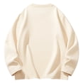 thumbnail image 3 of pstuiky camisa de manga larga para hombre, Camisas de manga larga con cuello redondo, cálidas e informales, de color liso, para hombre top de hombre xxl, 3 of 3