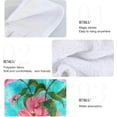 thumbnail image 5 of SKYSONIC 2 PCS Hanging Hand Towels Pink Rose Butterfly Hand Dry Towels for Kitchen & Bathroom,Hanging Towel Set with Hanging Loop, 12"x17", 5 of 6