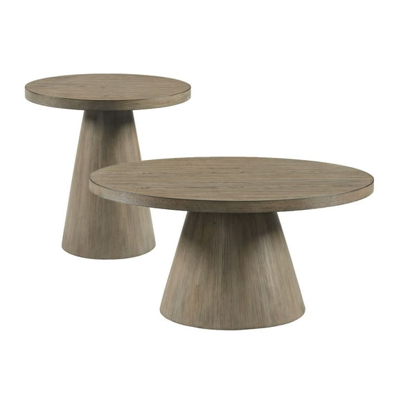 Picket House Furnishings Canal 2PC Occasional Table Set in Gray