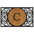 thumbnail image 4 of Calloway Mills Armada Circle Monogram Outdoor Doormat 18" x 30" (Letter P), 4 of 5
