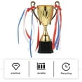 Gold Trim Trophy Basketball Cup Durable First Place Award Trophies