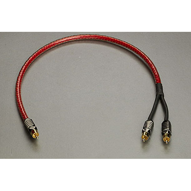 Straight Encore II Subwoofer Cable Single to Dual RCA 4 Meter - Walmart.com
