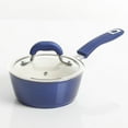 thumbnail image 2 of Kenmore Arlington 12-Piece Ceramic Nonstick Cookware Set, Metallic Blue, 2 of 9