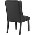 thumbnail image 5 of Modern Contemporary Urban Design Dining Kitchen Room Side Chair, Set of Two, Faux Vinyl Leather, Black, 5 of 5