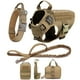 thumbnail image 1 of Large Dog Collar Military Dog Harness And Leash Set Pet Training Vest Tactical German Shepherd K9 Harnesses For Small Dogs ShopWise Round, 1 of 18
