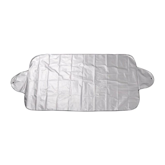 Wartleves Funda protectora de nieve para parabrisas de coche, película de aluminio, protector solar contra el hielo y las heladas