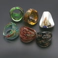 thumbnail image 2 of lanema Exquisite Ethnic Inspired Muranos Glass Rings Stylish Women's Fashion Jewelry Elegant Party Accessory, 2 of 13