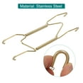 thumbnail image 4 of Uxcell 12Pcs Plate Hanger, Stainless Steel Invisible Wall Plate Hangers 6 inch, 4 of 6