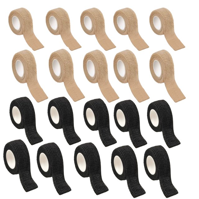 Almohadillas antideslizantes universales para muebles - Juego de 20 rollos (2 tamaños y 2 colores)
Protección silenciosa para patas de mesas y sillas - Incluye 5 rollos de 2.5x2m negro, 5 rollos de
