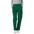 thumbnail image 4 of Adar Universal Women's Scrub Set – Snap Front Scrub Top and Multi Pocket Scrub Pants - 906 - Hunter Green - 4X, 4 of 7