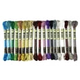 thumbnail image 1 of 19 Piezas Hilos de Madeja Bordado MetáLico Hilo Bordar con Brillo Multicolor Punto, 1 of 5