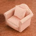 thumbnail image 1 of 1/12 Casa Miniatura Sofá Sillón con Almohada Muebles de Accesorios Gift asiento individual CUTICAT sofá de la casa de muñecas, 1 of 8