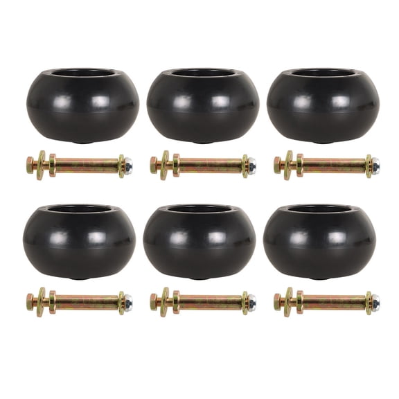 findmall 6Pcs 5" Anti Scalp Deck Wheel with Kit Exmark Mower 103-7263 109-2098 1-603299