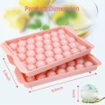 thumbnail image 2 of Mini Ball Ice Cube Mold With Lid - Easy To Release Small Ice Ball Make, 2 of 5