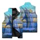 thumbnail image 3 of Chaleco sin mangas con estampado de pesca en 3D para deportes al aire libre, pesca salvaje, resistente al viento, cálido, con cuello alto y cremallera, ropa para hombre, 3 of 5
