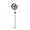 Solar lights-Blue A4, variant on Moon Windmill Solar Lights Outdoor - Solar Powered Garden Lights Globe Stake Metal Lights Waterproof Warm Landscape Lighting for Pathway,Yard,Lawn,Patio,Red