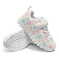 thumbnail image 6 of Psesaysky Cute Elephants Printed Sports Shoes Hook & Loop Sneakers Non-Slip and Wear-Resistant Running Shoes for Kids, 6 of 7
