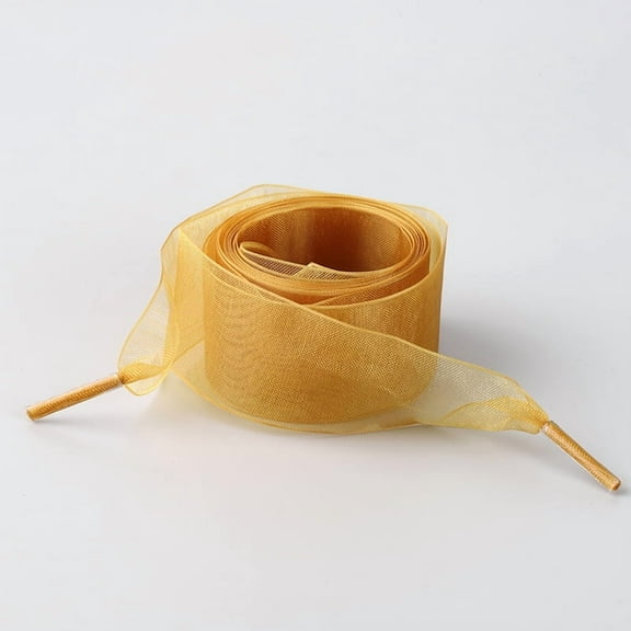 XmhyTop-A 2 Pairs Ribbon Shoe Laces,120*2.3cm Fashion Decorative Sneaker Laces for Shoes,S04