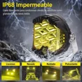 thumbnail image 3 of Par Faros Redondos Led Superpotente 50w Tipo Baja 5 '' Jeep, 3 of 8