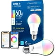thumbnail image 2 of LXYWXS-Connected Max Smart Led Bulb A19 60W Tunable White + Color Changing, 2.4 Ghz, Works with Alexa and Google Home, No Hub Required, Bluetooth + WiFi, 1Pk, 2 of 4