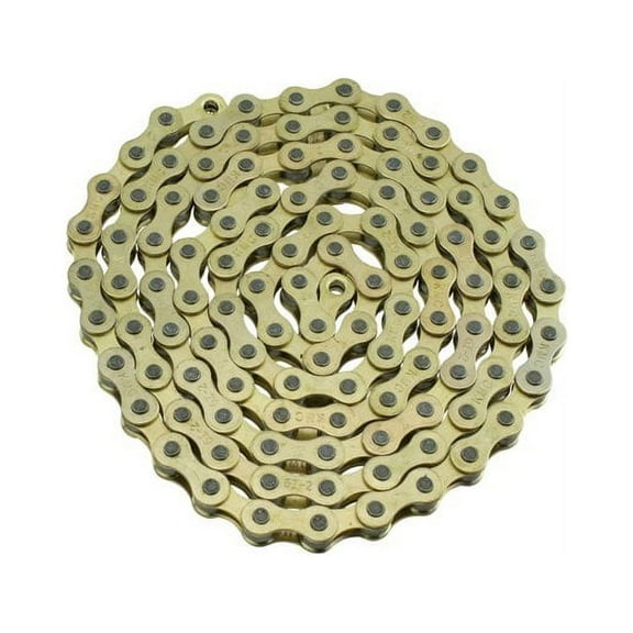 KMC Single Speed 1/2 X 1/8 X 112 Link Bicycle Chain(Gold)