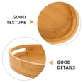 EXHUMKY Oval Serving Tray with Handles Wooden for Snacks and Appetizers ...