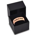 thumbnail image 3 of Tungsten Congrats Grad Class Of 2019 Engraved Band Ring 7mm Men Women Comfort Fit 18k Rose Gold Dome Polished, 3 of 4