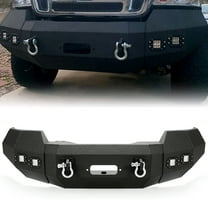 Kojem Offroad Front Bumper, Fit for 2004-2008 Ford F150, with Winch Plate & Led Lights,D-rings Ready, 3 Piece