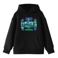thumbnail image 3 of Harry Potter Iconic Hogwarts Youth Black Graphic Hoodie-Small, 3 of 3