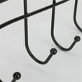 thumbnail image 5 of Over Door Hooks Rack - 6 Hook Over Door Hanger for Hanging - Over Door Towel Rack for Hanging Towels, Clothes, Hats - Over Door Coat Rack for Bathroom, Bedroom or Laundry Room (Black), 5 of 7