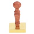 thumbnail image 3 of Ice Stamping Plate, Wooden Handle Brass Ice  Fruit Pattern  For Cold Whiskey Drink Making, 3 of 8