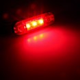 thumbnail image 3 of 4 luces de posición laterales rojas de 3,4 pulgadas y 3 LED para camión, remolque, indicador de señal trasera, autocaravana, impermeable, 12 V-24 V, 3 of 5